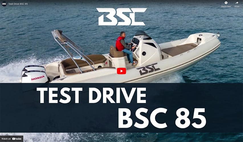 BSC 85 RIB Test Test Drive BSC 85 @ RIBs ONLY - Home of the Rigid Inflatable Boat