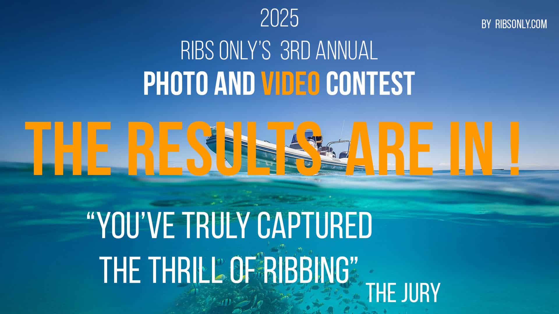 The Results of the 2025 RIB Photo and Video Contest @ RIBs ONLY - Home of the Rigid Inflatable Boat