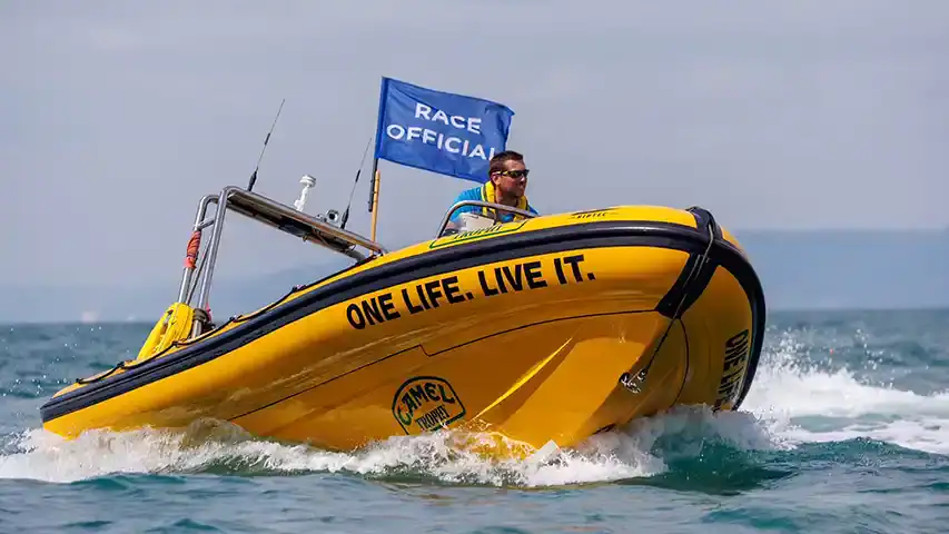 A Ribtec safety boat @ RIBs ONLY - Home of the Rigid Inflatable Boat