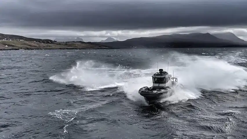 Rafnar RHIB in rough waters @ RIBs ONLY - Home of the Rigid Inflatable Boat