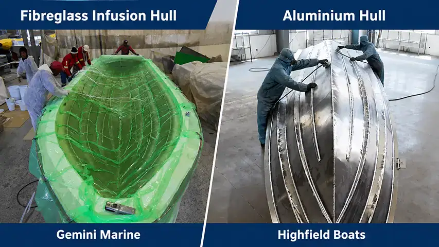 Aluminium vs Fibreglass RIB @ RIBs ONLY - Home of the Rigid Inflatable Boat
