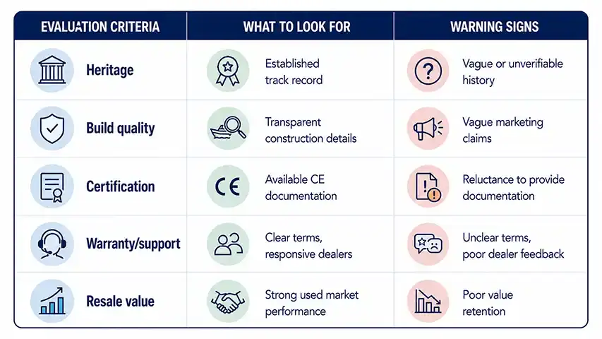 Best RIB Brands: How to Evaluate a Manufacturer Manufacturer evaluation criteria @ RIBs ONLY - Home of the Rigid Inflatable Boat