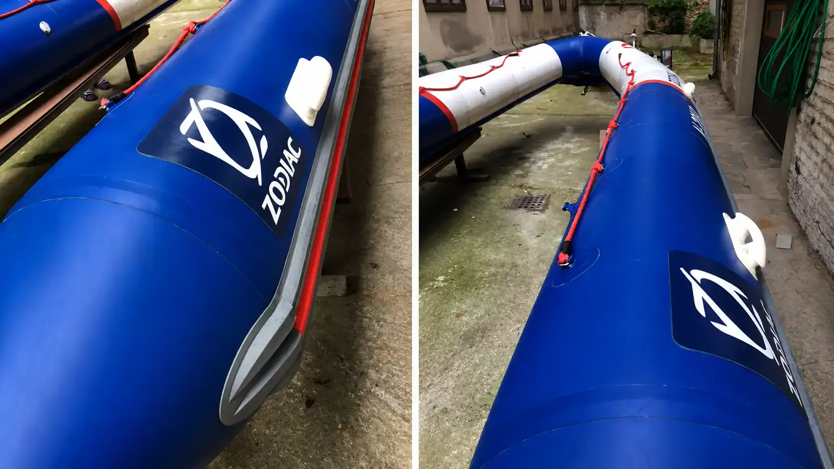 Zodiac features a slide-on, slide-off tube system @ RIBs ONLY - Home of the Rigid Inflatable Boat