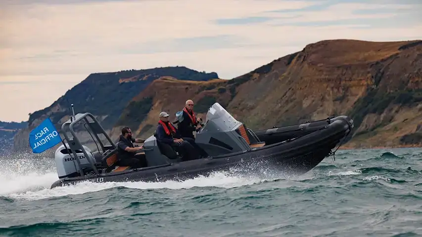 Tubes provide overall stability @ RIBs ONLY - Home of the Rigid Inflatable Boat