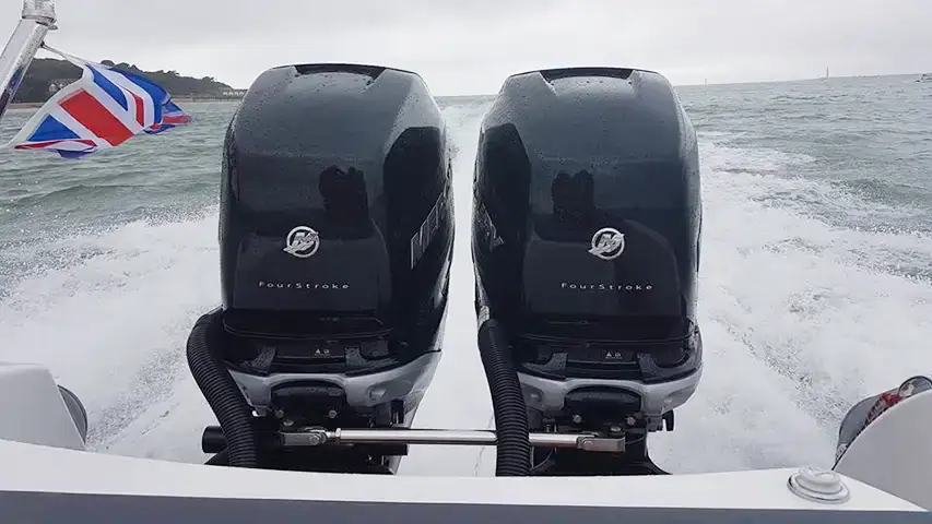 Twin outboard RIB @ RIBs ONLY - Home of the Rigid Inflatable Boat