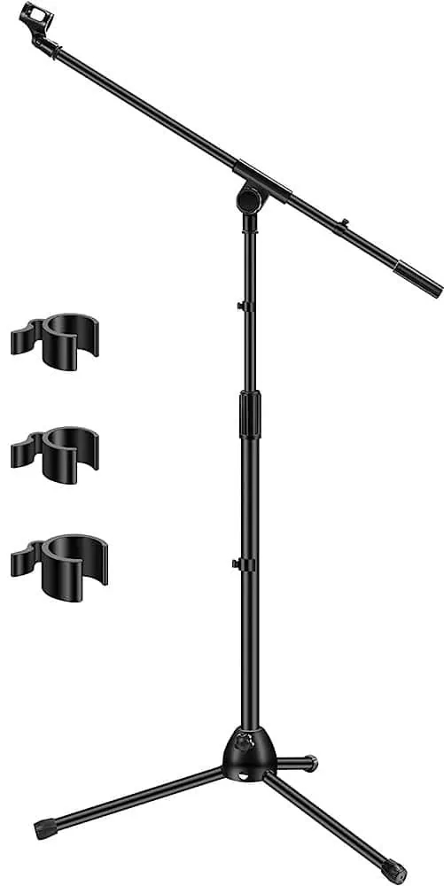 InnoGear Microphone Stand, Tripod Boom Arm Floor Mic Stand