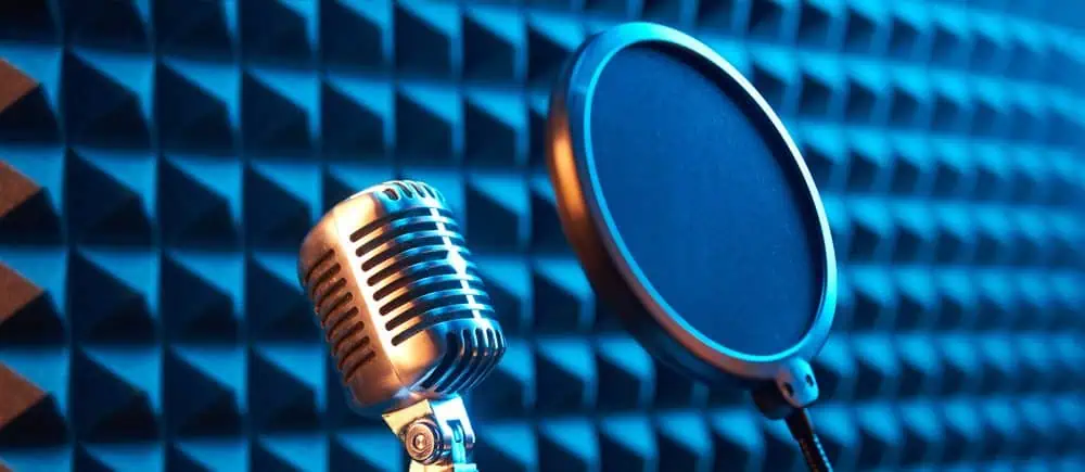 Soundfproofing material for a podcast