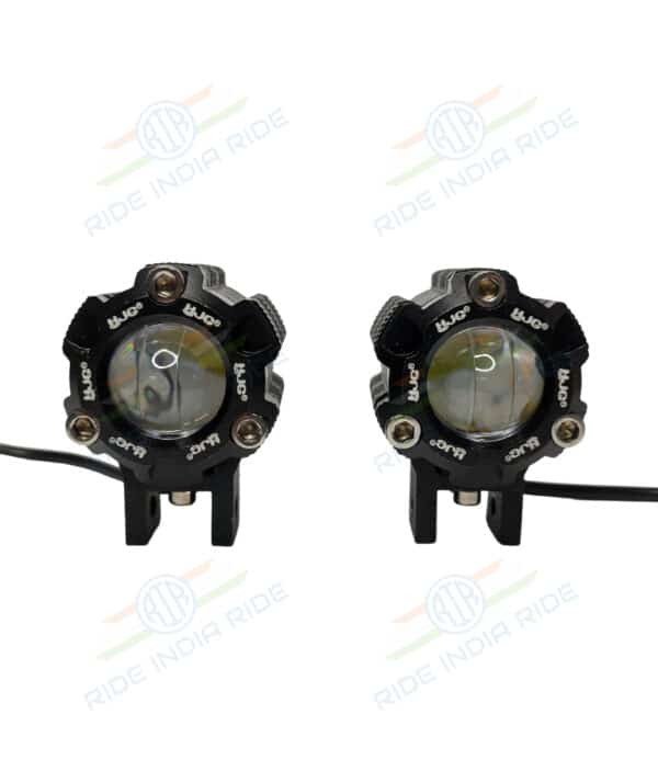 HJG Mini Driving Lights Heavy 40W Dual Mode Yellow-White For All Motorcycles/Scooters/Cars/Jeeps