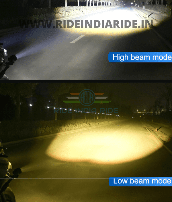 HJG Y Lens Ultra Wide Dual Intensity LED Driving Fog Lights White/Yellow (Pair)