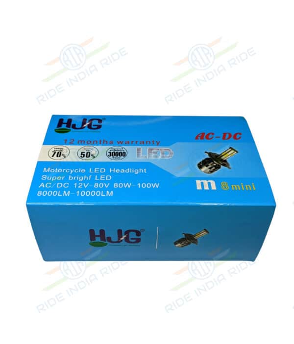 HJG M8 LED Headlight 100W For All Motorcycles/Scooters/Cars