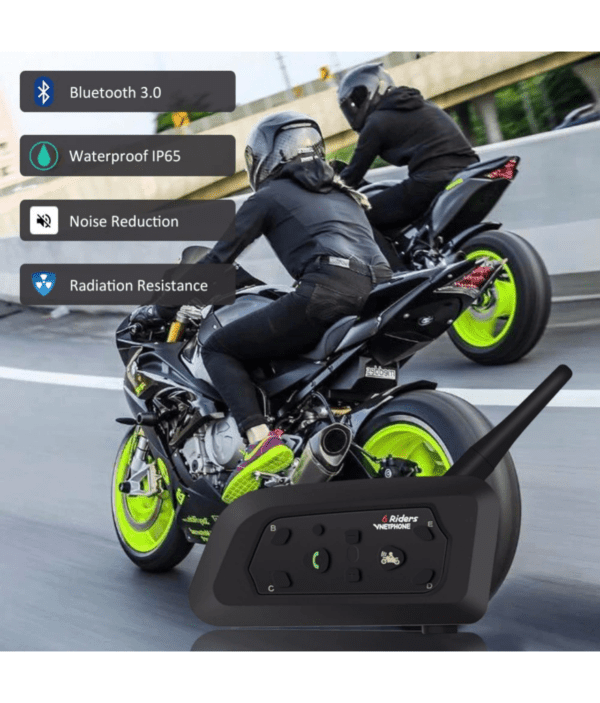 Vnetphone V6 Motorcycle Helmet Bluetooth Intercom