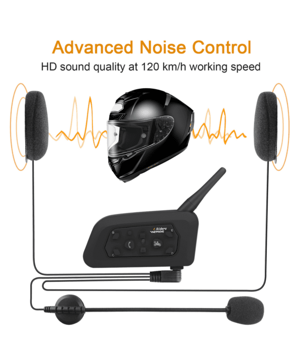 Vnetphone V6 Motorcycle Helmet Bluetooth Intercom