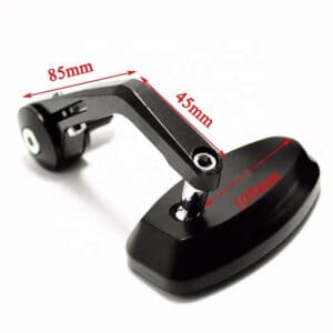 Bar End Mirrors Oval For 7/8