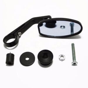 Bar End Mirrors Oval For 7/8