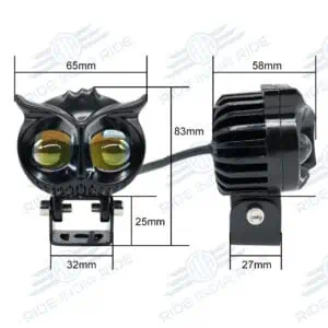 HJG Owl 40W LED Dual Color High/Low Yellow/White Fog Lights (2 Pc)