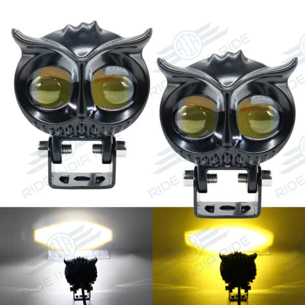 HJG Owl 40W LED Dual Color High/Low Yellow/White Fog Lights (2 Pc)