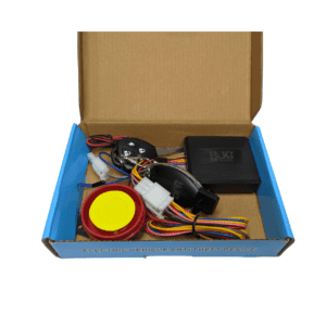 HJG Anti Theft Alarm (One Way) Motorcycle Security Remote Control Engine Start Vibration Alarm Lock System