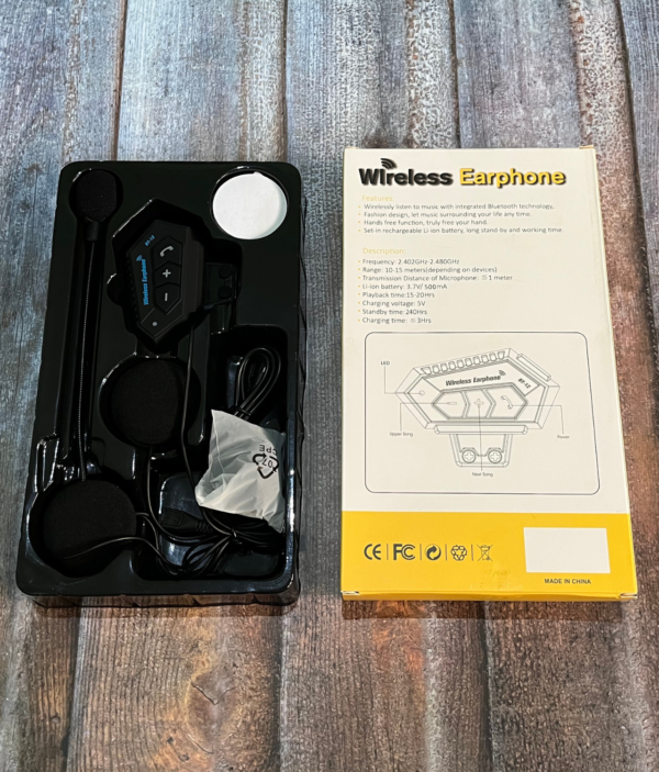 BT12 Wireless Headphone Speaker for Motorcycles Helmet Hands-Free Helmet Headset