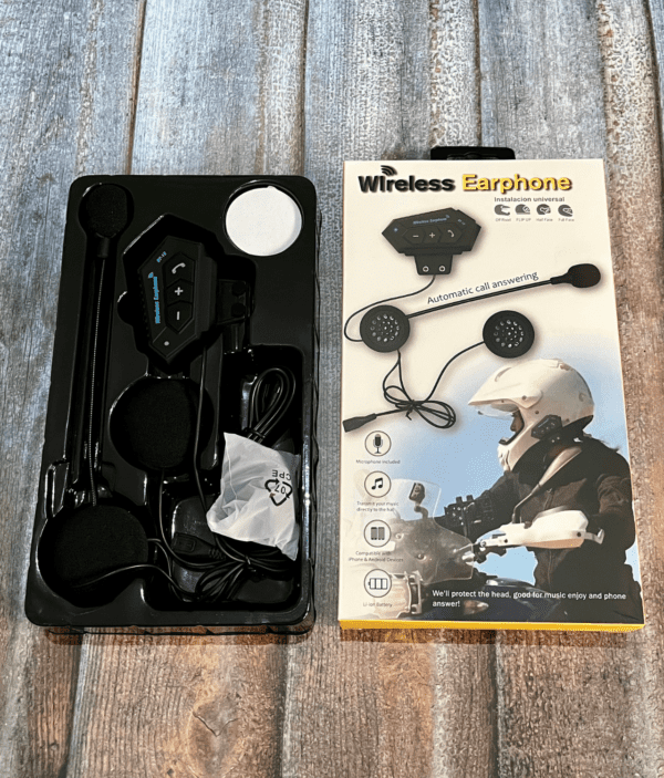 BT12 Wireless Headphone Speaker for Motorcycles Helmet Hands-Free Helmet Headset