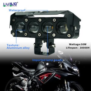 HJG Mega Drive 4 Lens Dual Color Yellow/White LED Fog Lights