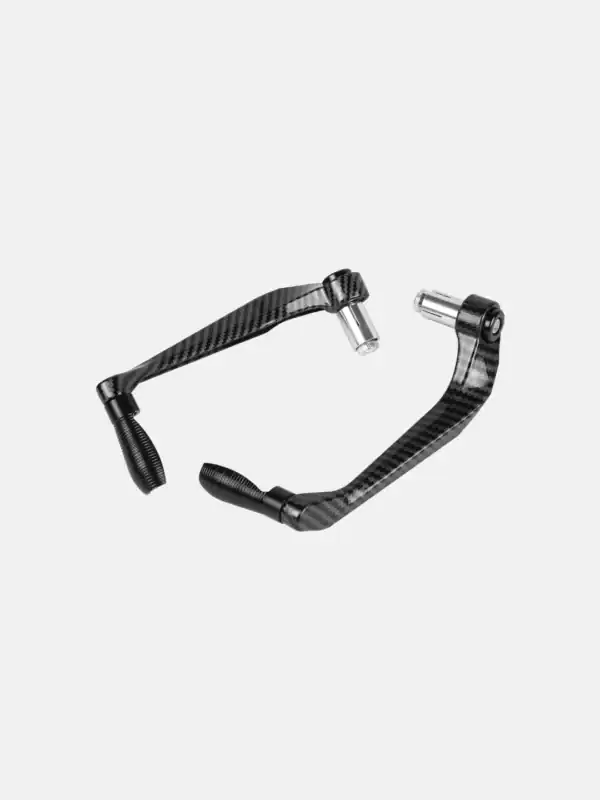 Universal Lever Guards/Protectors for 7/8" 22mm Motorcycle Handlebar (Carbon Fiber Finish)