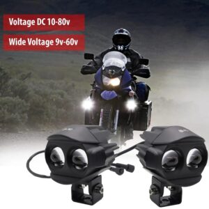 LIU HJG 2 LED ROBO Yellow/White High/Low Beam Fog Lights (2Pcs)