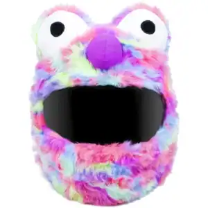 Motorcycle Helmet Cover - Big Eyes Rainbow