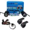 Original Liu HJG Mini Driving Fog Lights 40W Dual Colour For All Motorcycle/Scooters/Cars/Jeeps (Pair) (V3.0) With Wiring Harness & Clamps (Full Kit)