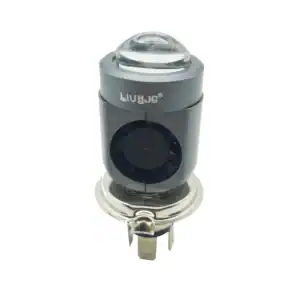 LIU HJG Motorcycle LED Headlight Projector Bulb Yellow/White With H4 Fitting (12V-36V) (30W-50W, pack Of 1)