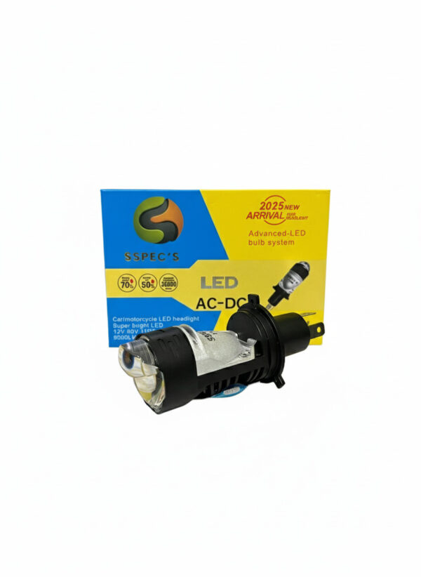 SSPEC'S Projector 110W AC-DC LED Headlight Bulb - Advanced System 11000LM Car/Motorcycle 12V-80V