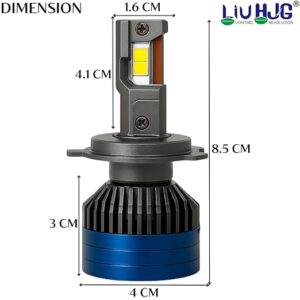 High-quality LED headlight bulb for scooter and motorcycle lighting, featuring durable design and efficient illumination for safe rides.
