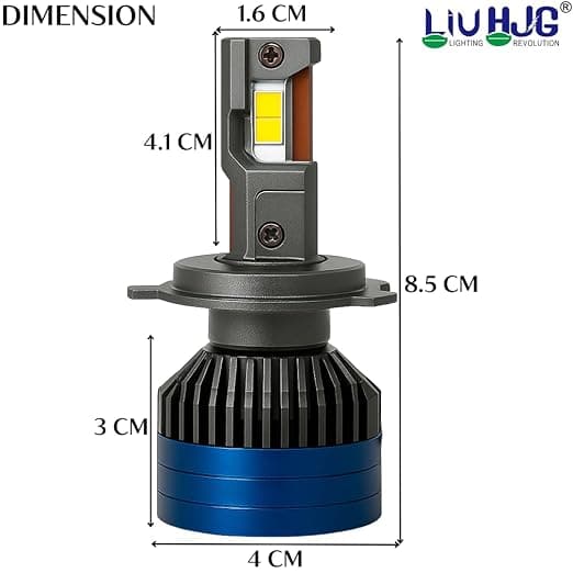 High-quality LED headlight bulb for scooter and motorcycle lighting, featuring durable design and efficient illumination for safe rides.