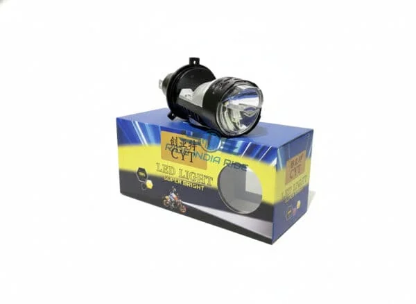 CYT 120W H4 LED Projector Headlight CYT 120W H4 LED Projector Headlight for Bike & Car | 3 Color Fog Light | Buy Online India