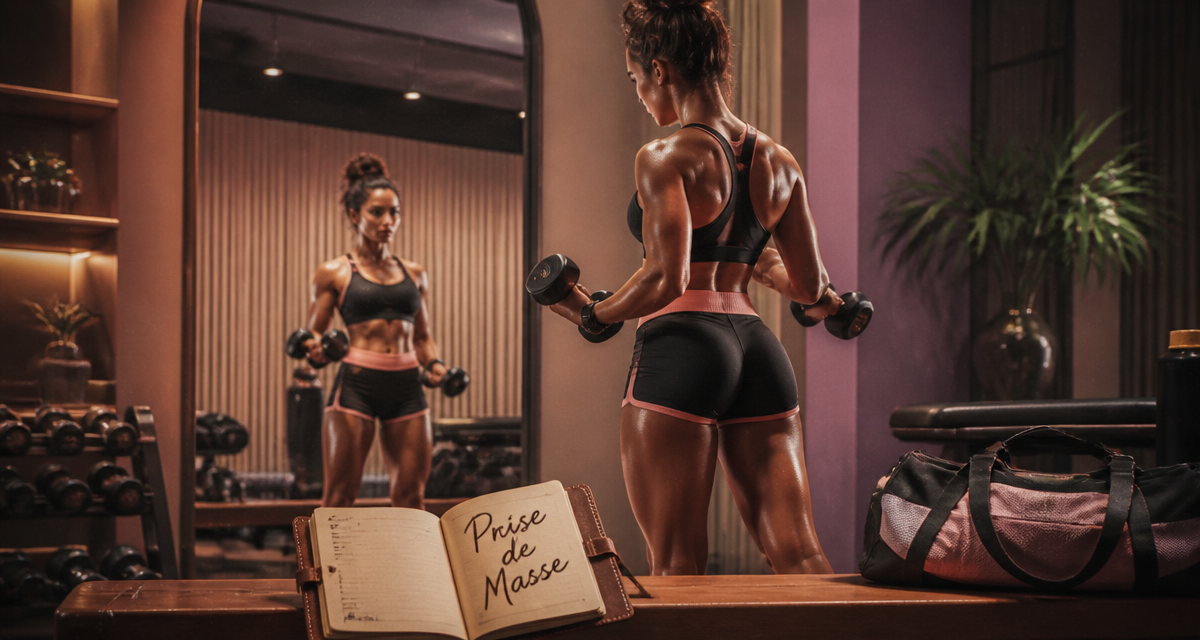 prise de masse musculaire femme salle de sport