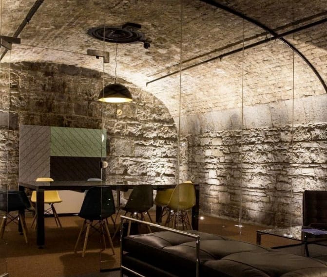 Old vaulted basement