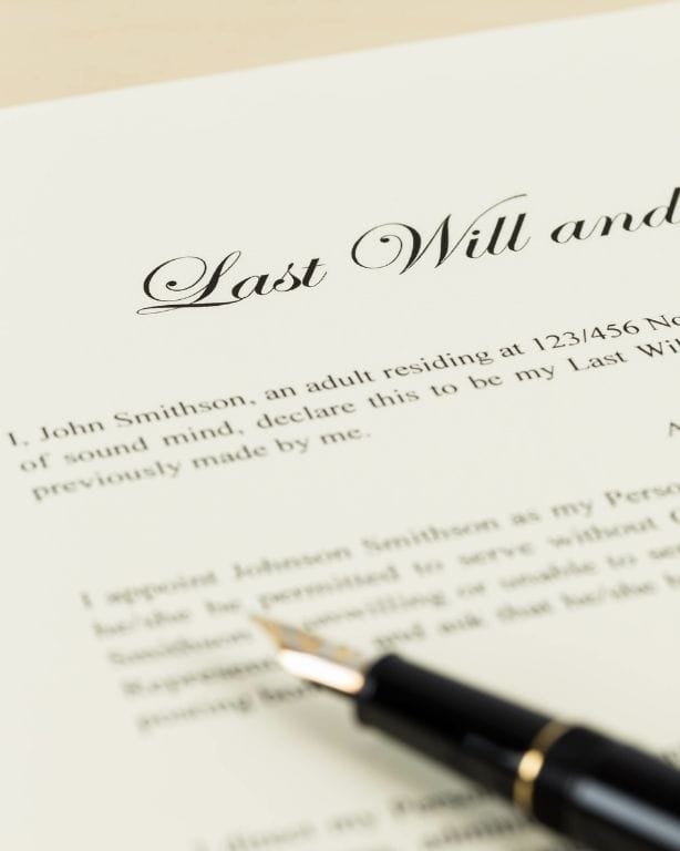 last will and testiment