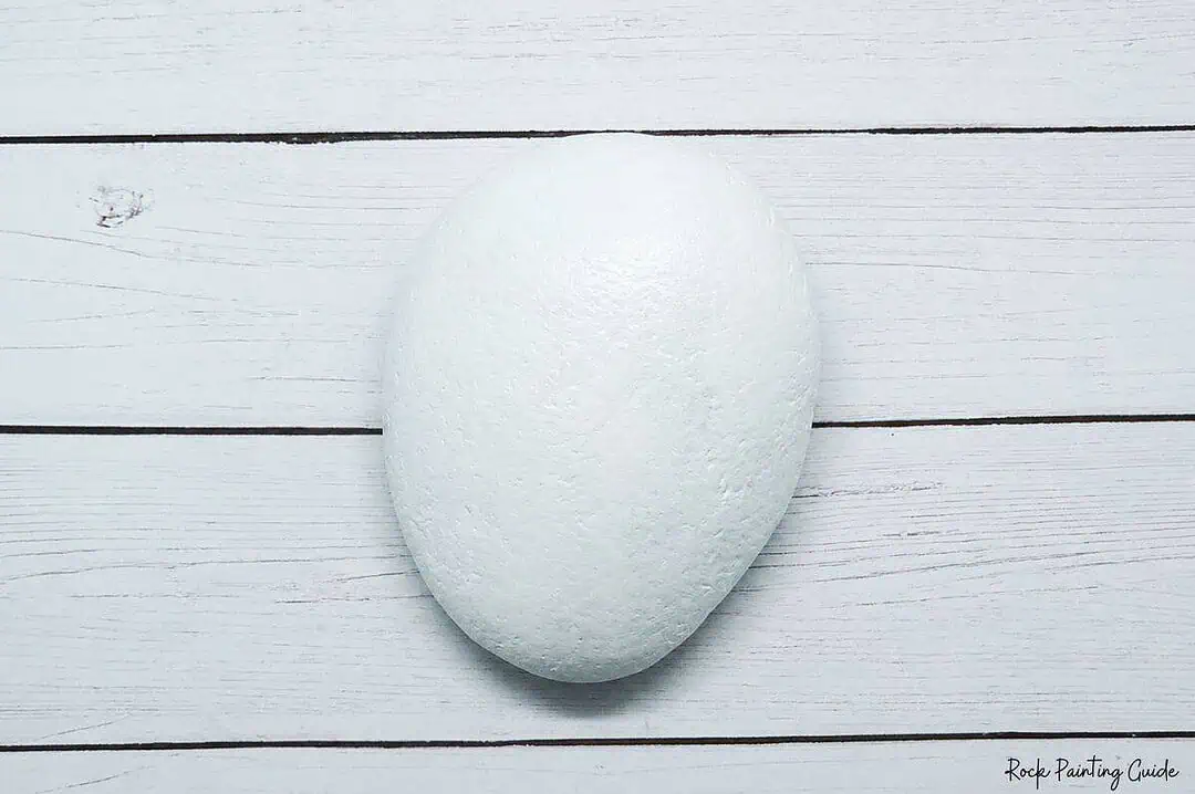 Easy Mummy Rock Painting: Step-by-Step Halloween Tutorial 4 mummy painted rock step1