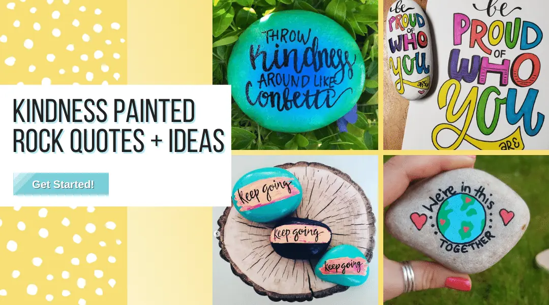Complete Guide: How to Paint Rocks, Tips & Tricks, and Ideas to Try 16 kindness painted stones