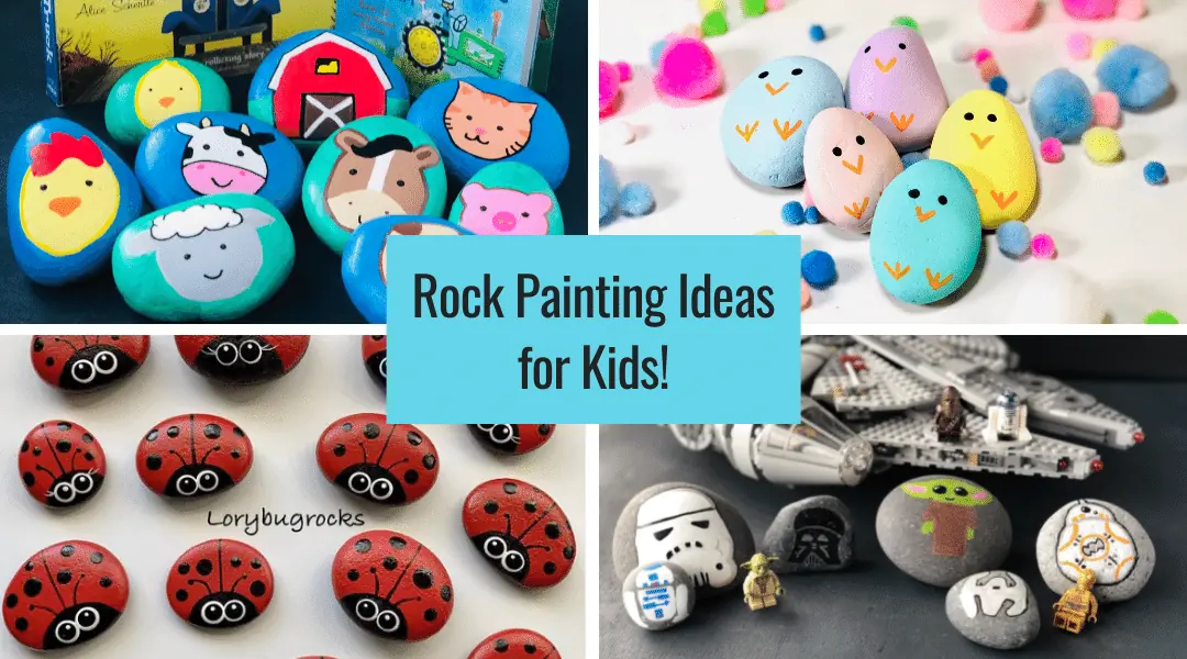Rock Painting Ideas for Kids:50 Creative Activities to Do With Your Kids 3 rock painting ideas for kids