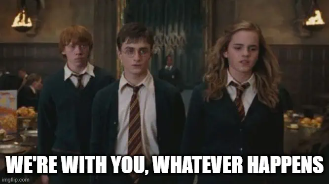 60 Inspiring Harry Potter Quotes that Potterheads Live By 13 Harry Potter, Ron Weasley, and Hermione Granger in inspiring Harry Potter Quotes