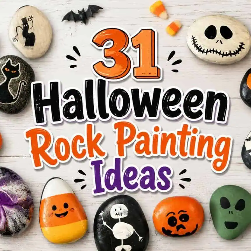 Home 3 Halloween painted rocks Feature Image