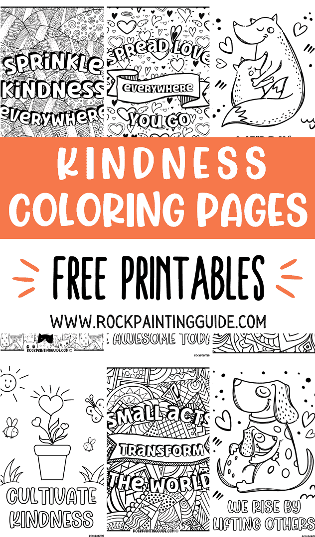 20 Free Kindness Coloring Pages To Inspire Your Kids To Be Kind 10 65 Easy Diy