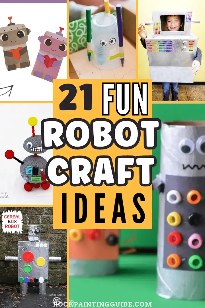 These 21 Robot Crafts are Perfect for STEAM Activities! 26 robot crafts graphic