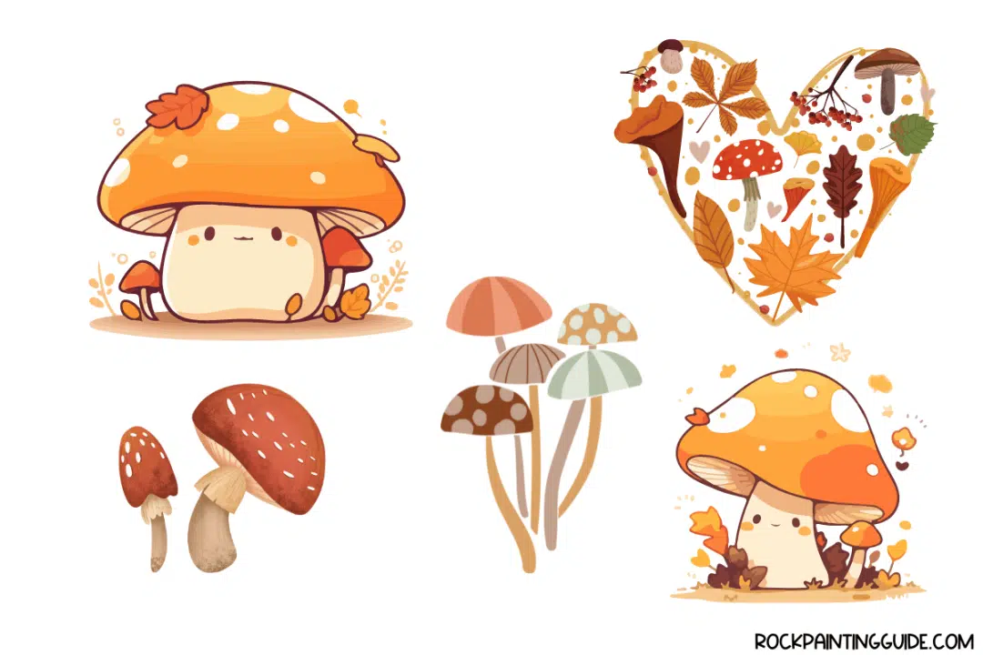 100+ Easy Fall Drawing Ideas + Step-by-Step Tutorials 29 mushroom drawing ideas