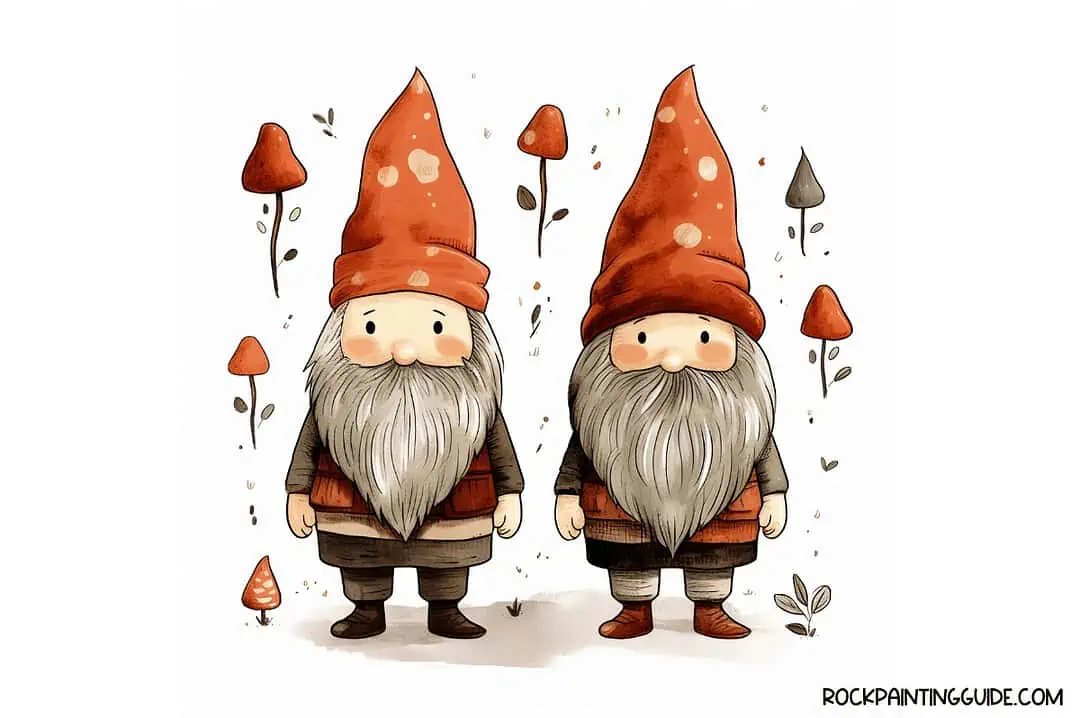 100+ Easy Fall Drawing Ideas + Step-by-Step Tutorials 32 fall gnomes