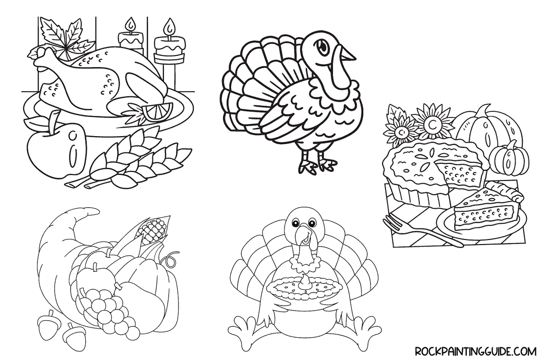 100+ Easy Fall Drawing Ideas + Step-by-Step Tutorials 33 thanksgiving doodles