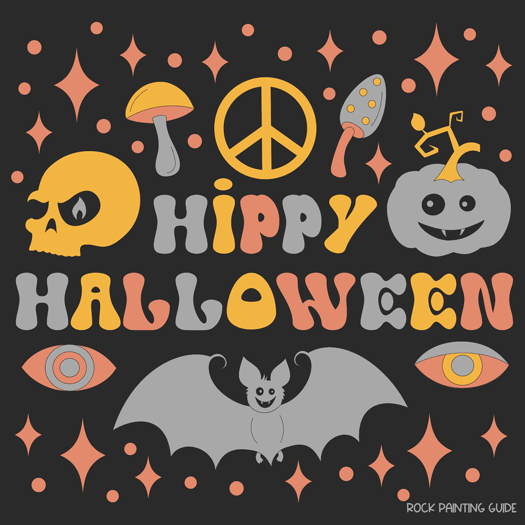 100+ Best Halloween Puns That Will Make You Howl with Laughter 4 hippie halloween graphic for halloween puns