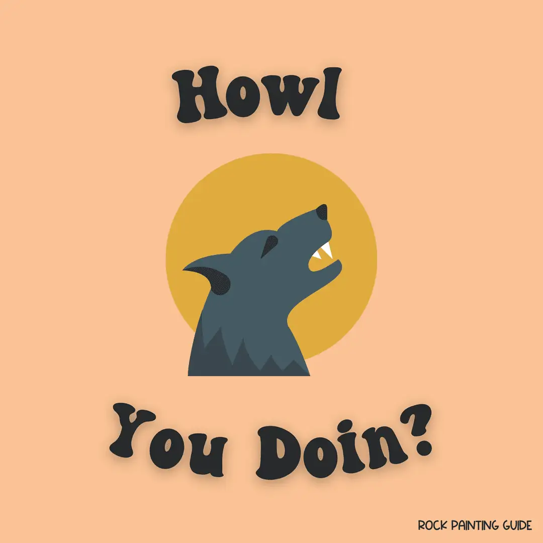 100+ Best Halloween Puns That Will Make You Howl with Laughter 8 howl you doin with a wolf howling at the moon