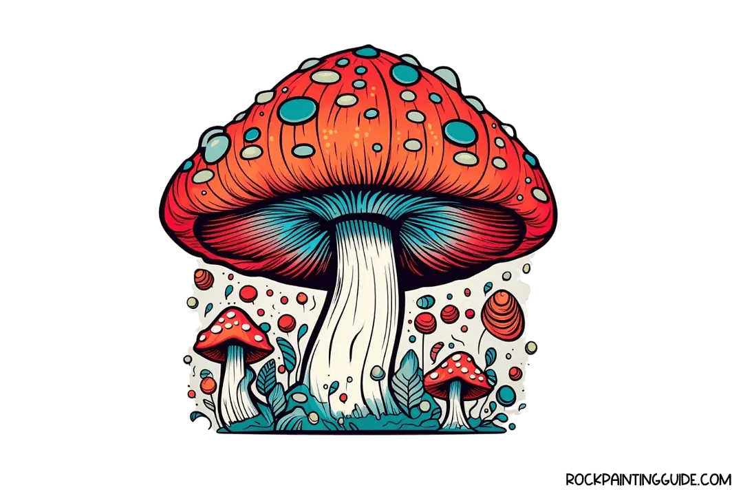 40+ Whimsical Mushroom Drawing Ideas with Cottagecore Vibes! 9 trippy mushroom drawing ideas