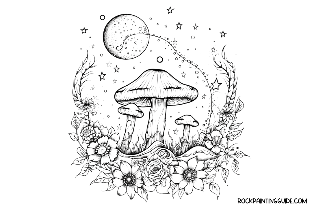 40+ Whimsical Mushroom Drawing Ideas with Cottagecore Vibes! 8 magical mushroom doodle